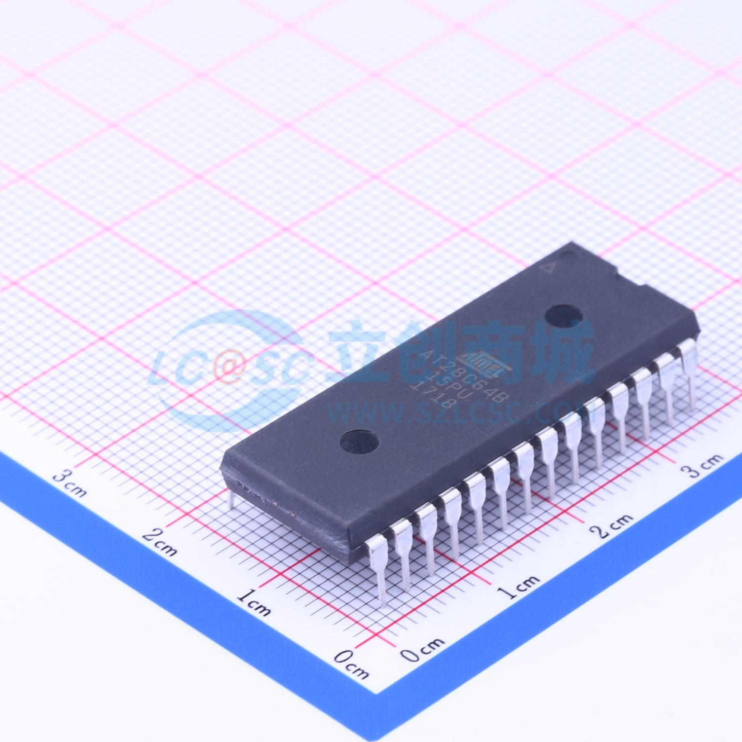 AT28C64B-15PU DIP-28-600mil EEPROM 全新原装 元器件BOM配单