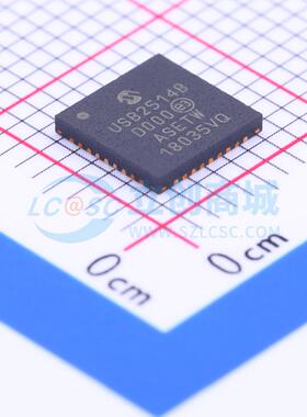 USB2514B/M2 SQFN-36-EP(6x6) USB转换芯片 全新原装 元器件BOM配