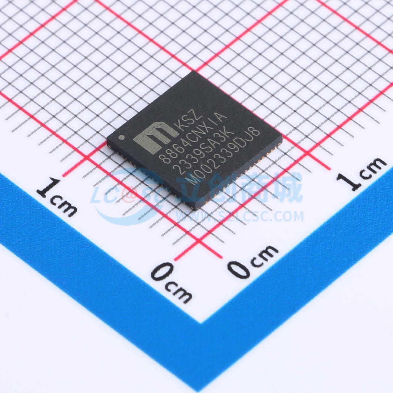 KSZ8864CNXIA QFN-64-EP(8x8) 其他接口 全新原装 元器件BOM配单