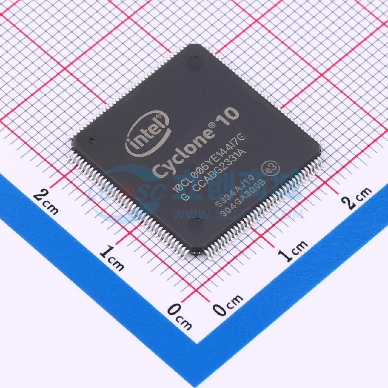 10CL006YE144I7G LQFP-144-EP(20x20) 可编程逻辑器件(CPLD/FPGA)