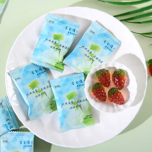 Bear Bird熊咪啾维C葡萄味软糖葡萄造型橡皮糖儿童休闲小零食糖果