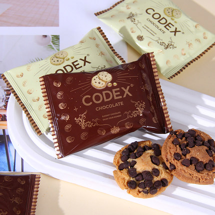 CODEX库德士巧克力曲奇饼干双重可可黄油500g结婚喜糖果喜饼零食