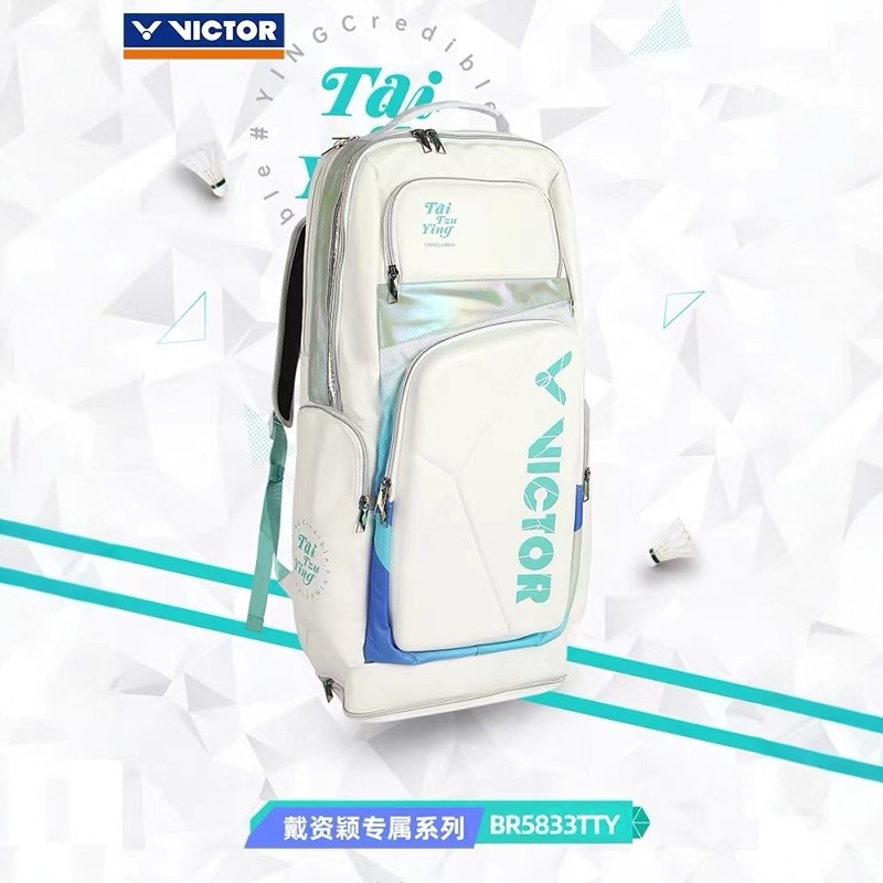 新款VICTOR威克多羽毛球包戴资颖专属系列长型后背包时尚BR5833