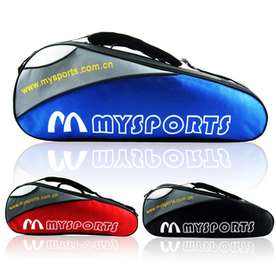 MYSPORTS 羽毛球包 3支装男女 多功能单双肩背包 拍袋羽毛球拍包