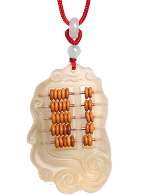 鼠年羊角算盘吊坠项链婴儿床头