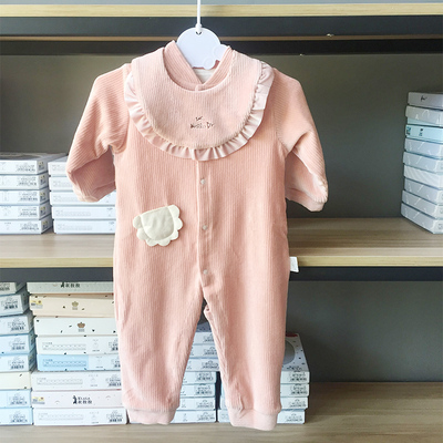 衣拉拉安卡米双层哈衣0-1连体衣