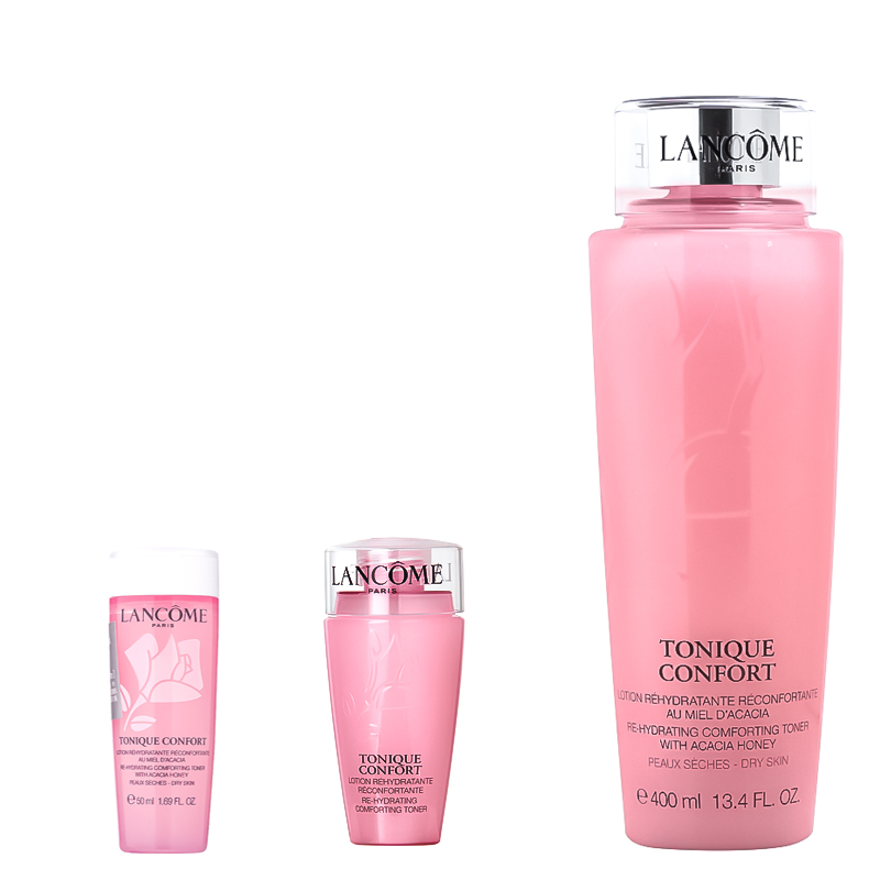 Lancome兰蔻粉水玫瑰露清滢柔肤滋润化妆水50ml/75ml小样 爽肤水