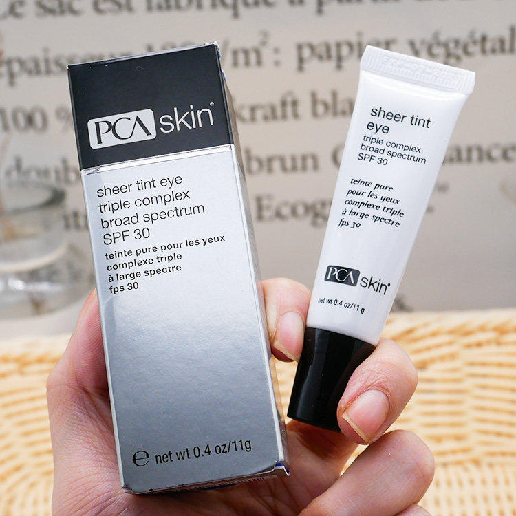 价值66美金 美国PCA Skin眼部饰底多肽纯物理防晒霜11g spf30