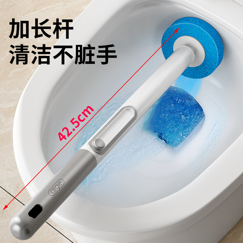 一次性马桶刷杆子家用无死角卫生间厕所刷清洁刷子只适配店内刷头图片
