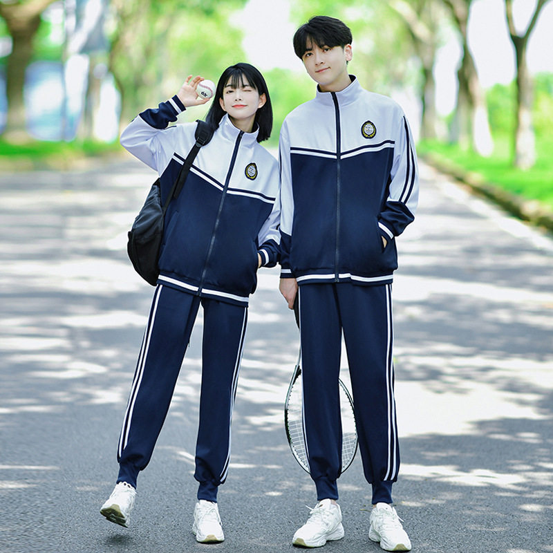 2024大量现货 实拍#情侣装秋冬季卫衣外套套装学生班服运