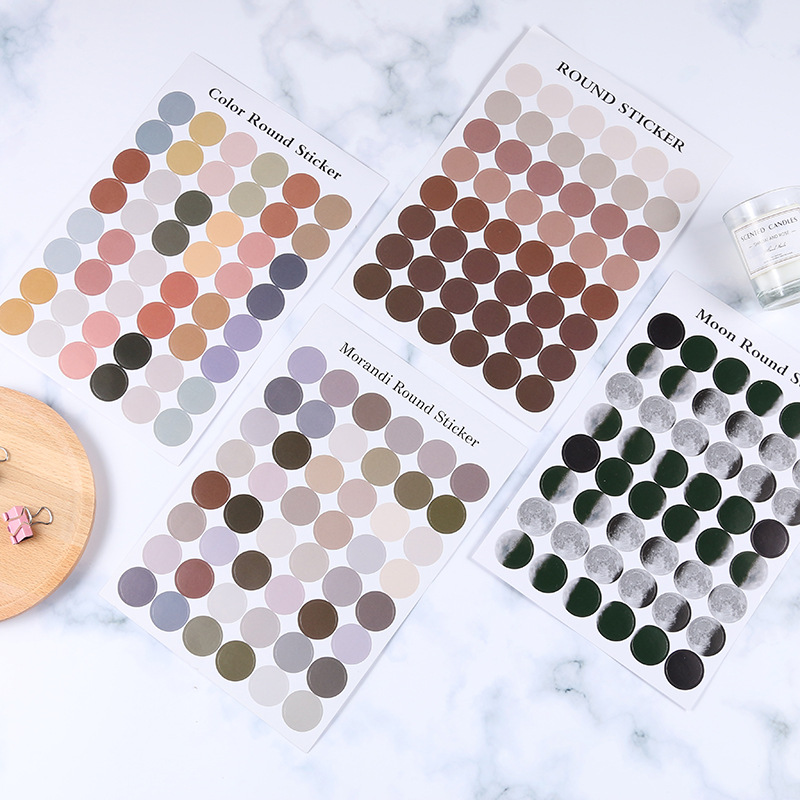 ins风贴纸彩色装饰照片封口贴