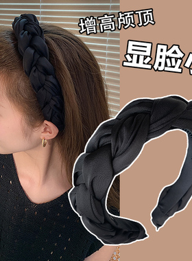 call me呆子 原创设计新款发饰头饰 新中式高颅顶宽边头箍发箍女