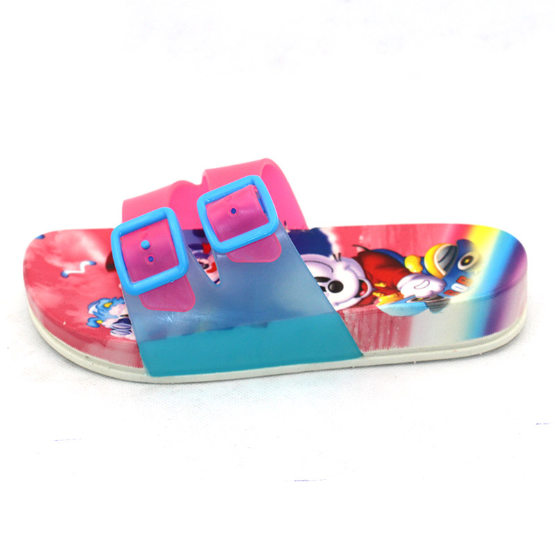 Pantoufles enfants en autre pour été - semelle plastique - Ref 1013443 Image 3