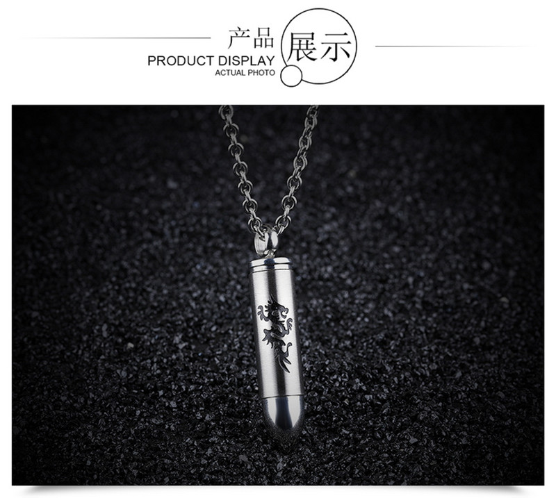 战狼2吴京十字架男士钛钢项链