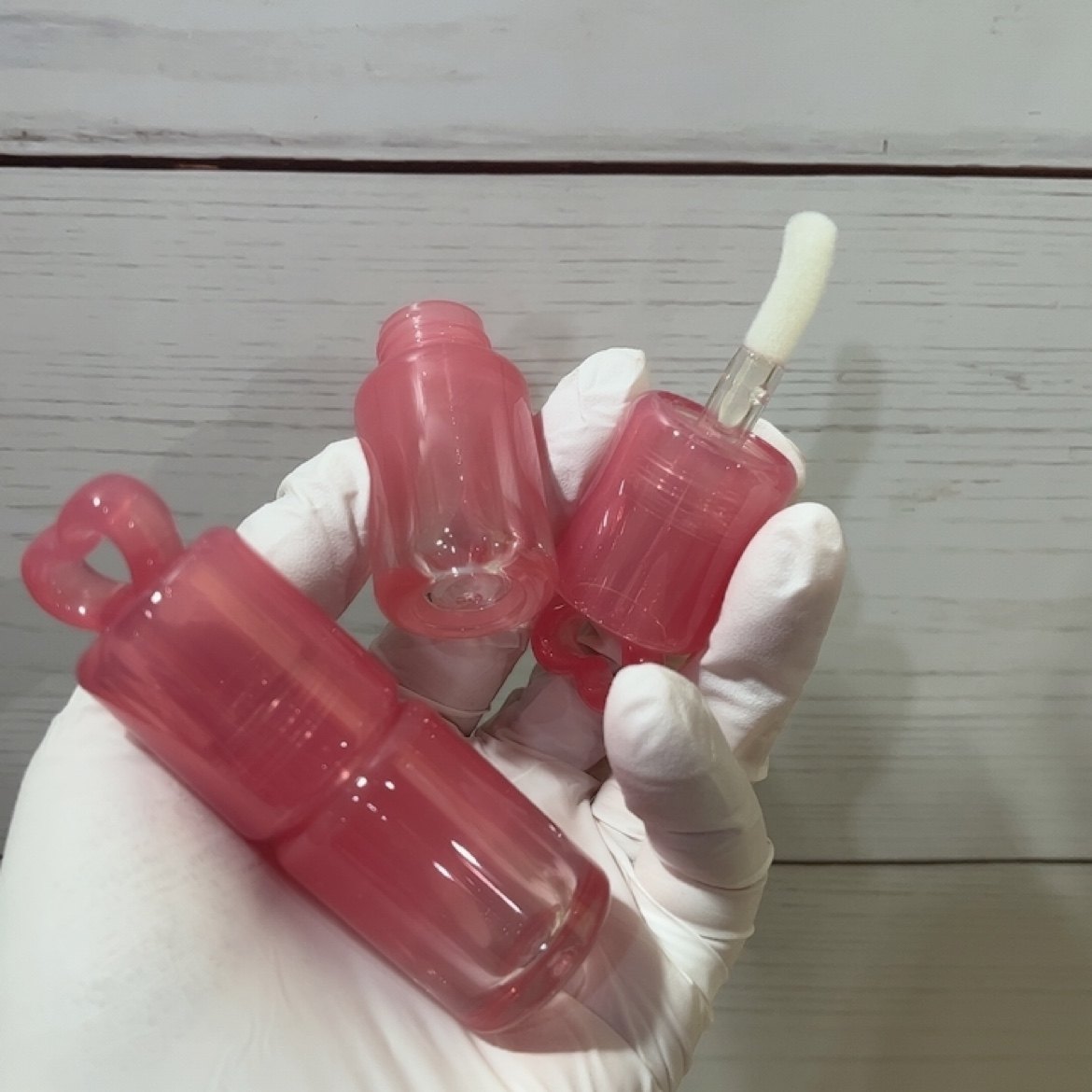 diy唇釉管手工自制唇釉空管包材水晶粉红瓶身爆款唇釉管容量3.5ml
