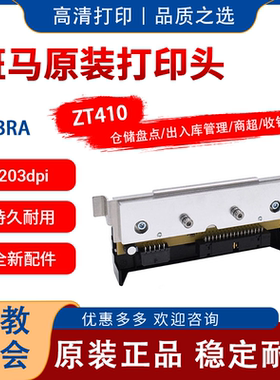 全新原装斑马ZT410 ZT411 300/200/600DPI点 打印头 P1058930-010
