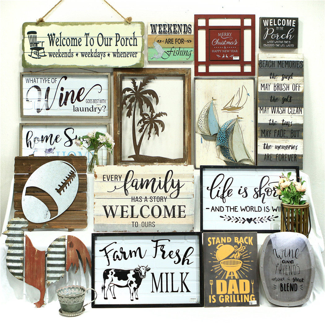 孤品大集合-美式家居饰品仿古做旧木质客厅背景墙装饰画挂画璧饰,家居饰品,其他装饰画,淘宝优惠券,粉丝福利购,淘宝优惠卷