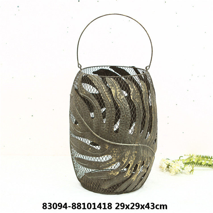 독특한 제품의 대규모 컬렉션 - 유럽과 미국의 복고풍 철제 화분 안뜰 발코니 장식 트로피 화분 촛대 장식품