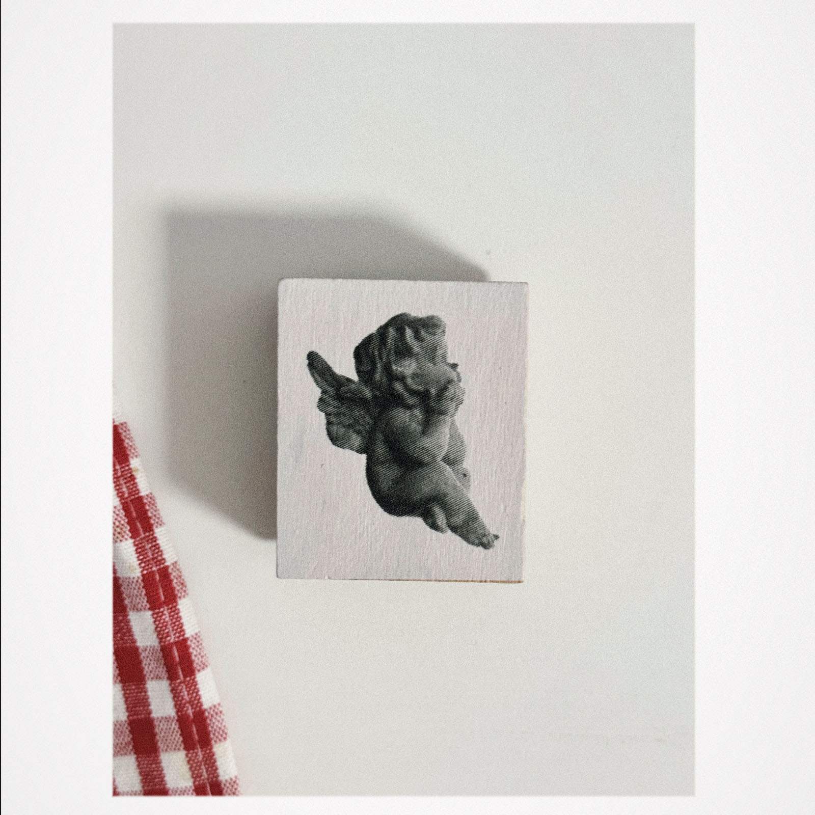 现货 RISEINLIFE Cupid小天使丘比特 木制果冻轻复古背景打底印章