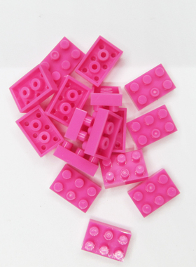 2X3高砖微积木散装钻石小颗粒散件配件拼装拼插玩具搭建塑料迷你