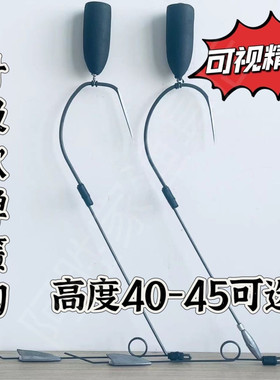 可视锚鱼钩新款鲨鱼鳍弹簧单钩高低通杀二代刀锋三代血刺奥金鸬鹚