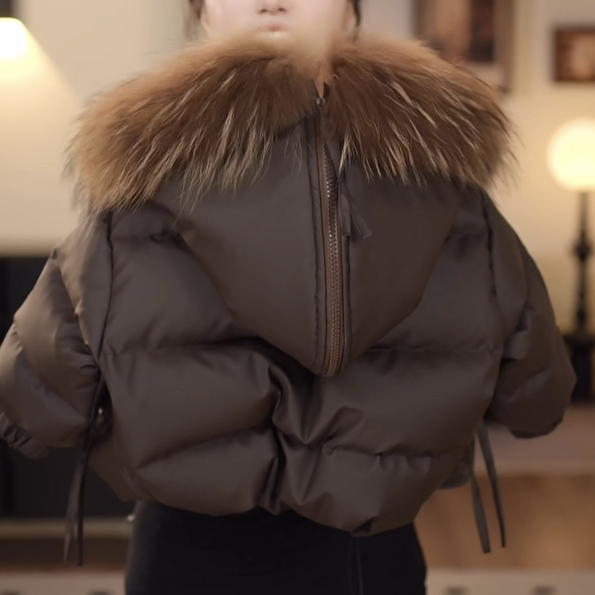 男女童秋冬季新款韩版洋气大毛领保暖加厚外套【免洗小羊皮】