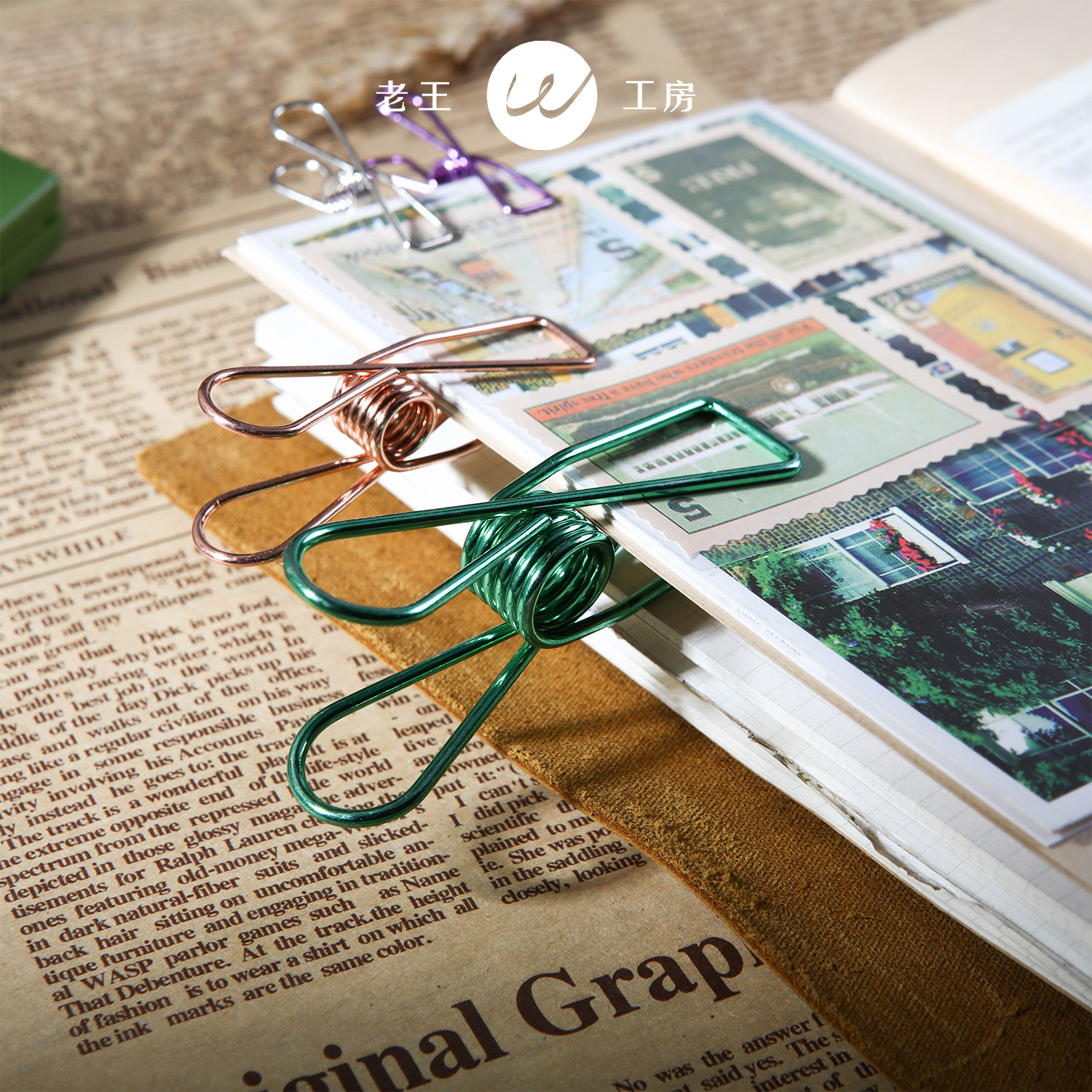 크리 에이 티브 편지지 금속 피쉬 테일 클립 중공 긴 꼬리 클립 작은 중간 색상 페타 클립 대형 간단한 티켓 클립