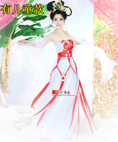 影视古典舞汉服86版西游记演出舞蹈服装邱佩宁嫦娥仙子飞天古装 - 封面