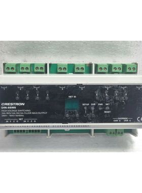 Crestron DIN-8SW8 High-Voltage Switching 16A Res/10A 6501746