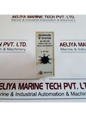 Electromático SA 105 230 Retraso En Operación 3-60 Seg 230