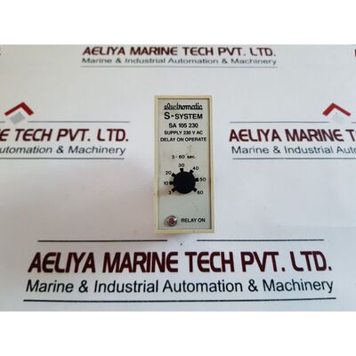 Electromático SA 105 230 Retraso En Operación 3-60 Seg 230