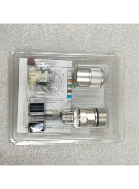 MOLEX FA M12 CAT6A 8P XC MA STR SHLD IDC 现场附件 1203410806