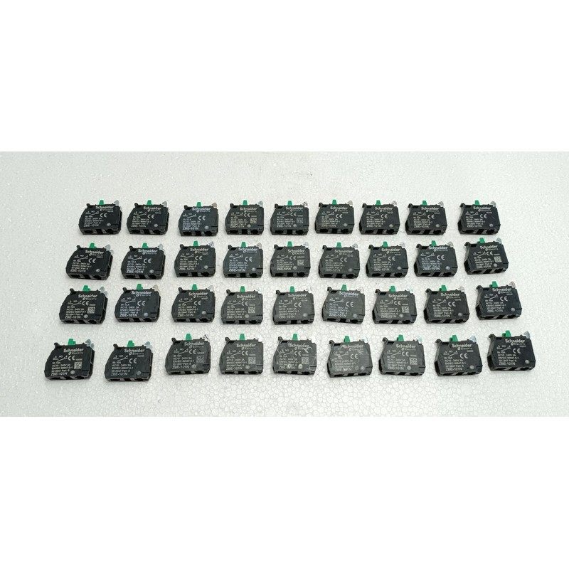 Schneider Electric ZBE-101N Single Contact Block - Lot Of 36