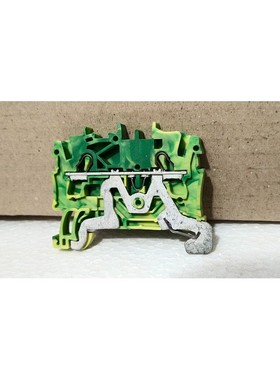 Wago 2002 - 1207 地面端子块 2.5 毫米 2 导体 DinRail Cage 夹