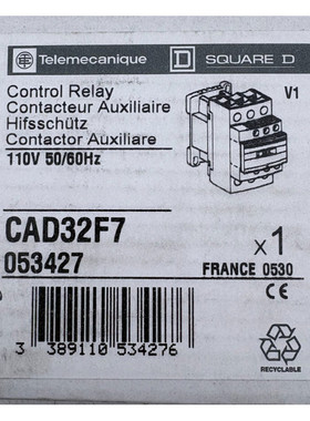 SCHNEIDER ELECTRIC CONTACTEUR AUXILIAIRE CAD32B7 x1