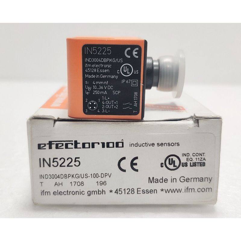 Ifm Efector100 Induktive Sensor IN5225 Ind3004dbpkg/US
