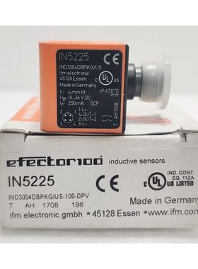 Ifm Efector100 Induktive Sensor IN5225 Ind3004dbpkg/US
