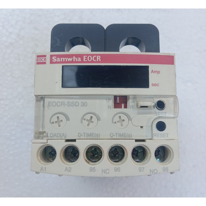 SAMWHA EOCR-SSD-30DM7 MOTOR PROTECTOR AUTOMATIC RESET RELAY