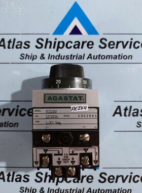 AGASTAT 7022AKM TIME DELAY RELAY 1-300 SEC 120V60Hz COIL