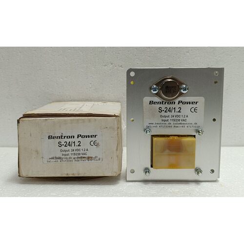 Bentron Power S-24/1.2 Output 24vdc 1.2A Input 115/230 VAC p