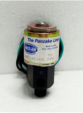 Fabco-Air 843C-1-EP-24VDC Magnetventil Mit Peter Paul Spule