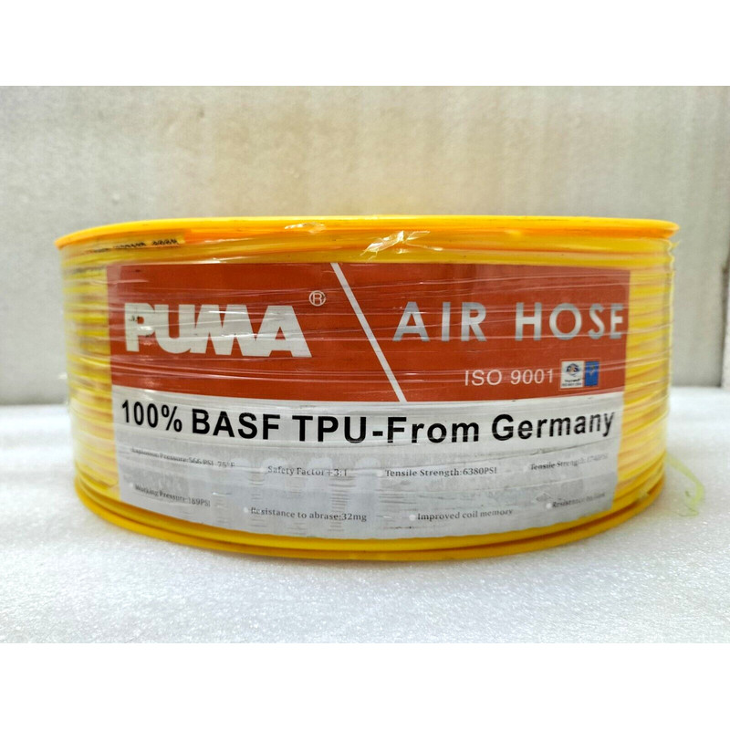 彪马 13 BAR PU 管空气软管 4X6 200 Mtrs 巴斯夫 TPU