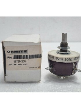 Ohmite 59789-200 Rheostat 200 OHM