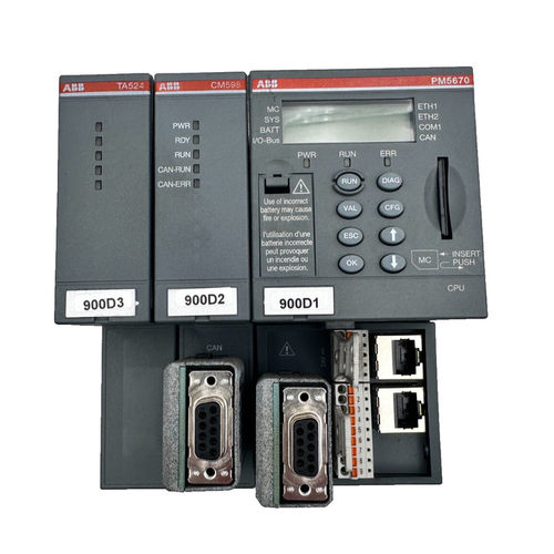 ABB PM5670 1SAP151000R0278 CPU 160MB ETHERNET + TB5620-2ETH