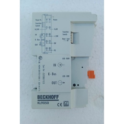 BECKHOFF KL9050 Terminale Furgone Estensione Accoppiatore Mo