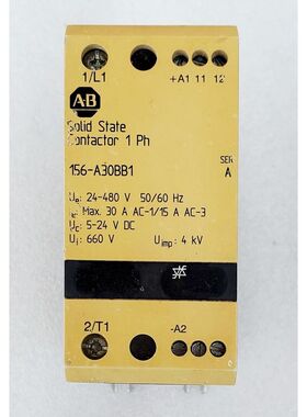 ALLEN BRADLEY 156-A30BB1 CONTACTOR SóLIDO 1PH SERIE A