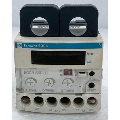 SAMWHA EOCR-SSD-30DM7 Motore Protezione Automatico Reset Rel