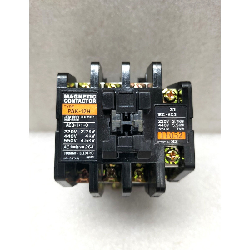 TOGAMI-ELECTRIC PAK-12H 磁性接触器