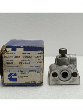 Cummins Fuel Shutoff Valve Body 129886 New Surplus