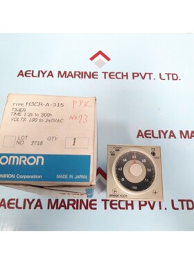 OMRON H3CR-A-315 Timer 100 to 240VAC 5A 50/60HZ